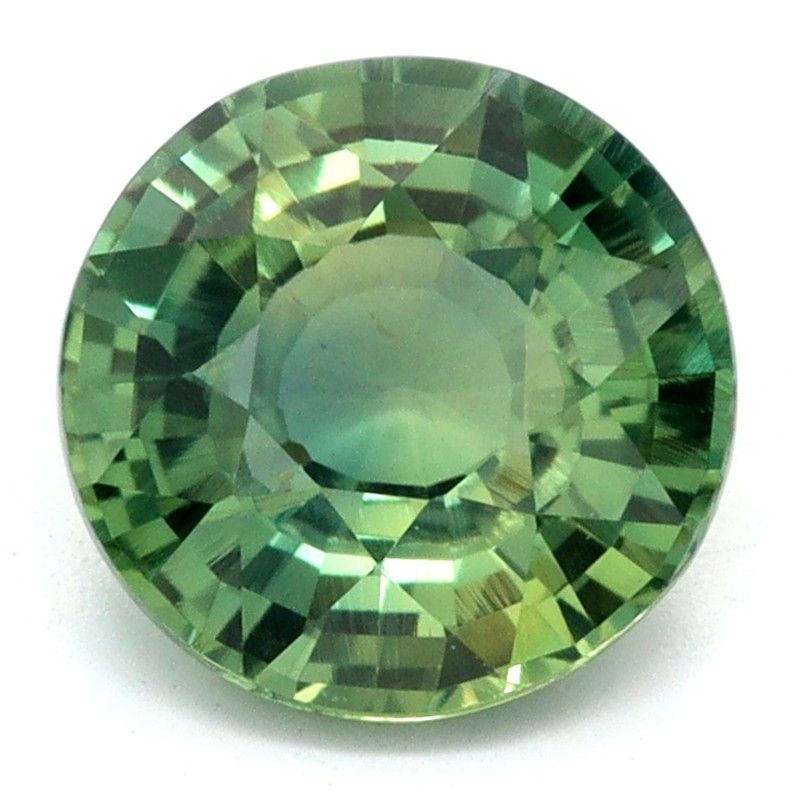 Szafir 1,51 ct, wielobarwny, szlif okrągły