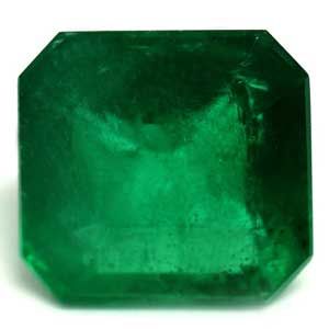 Szmaragd 1,92 ct, zielony, szlif szmaragdowy