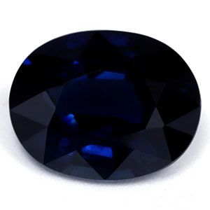 Szafir 3,09 ct, niebieski, szlif owalny