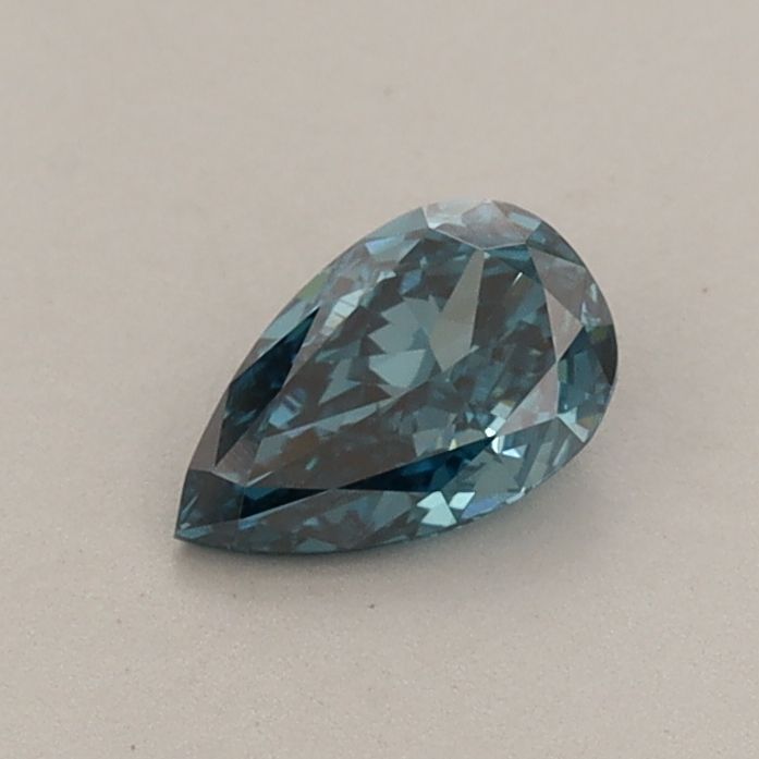 0.42 CT Fancy Vivid Blue PEAR