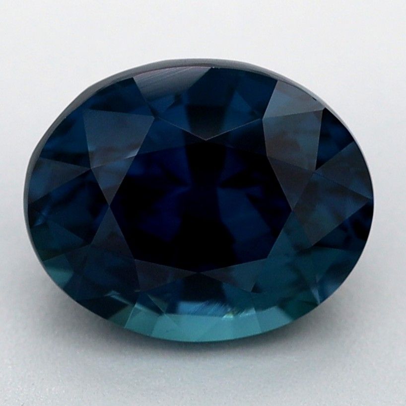 Szafir 1,42 ct, niebieski, szlif owalny