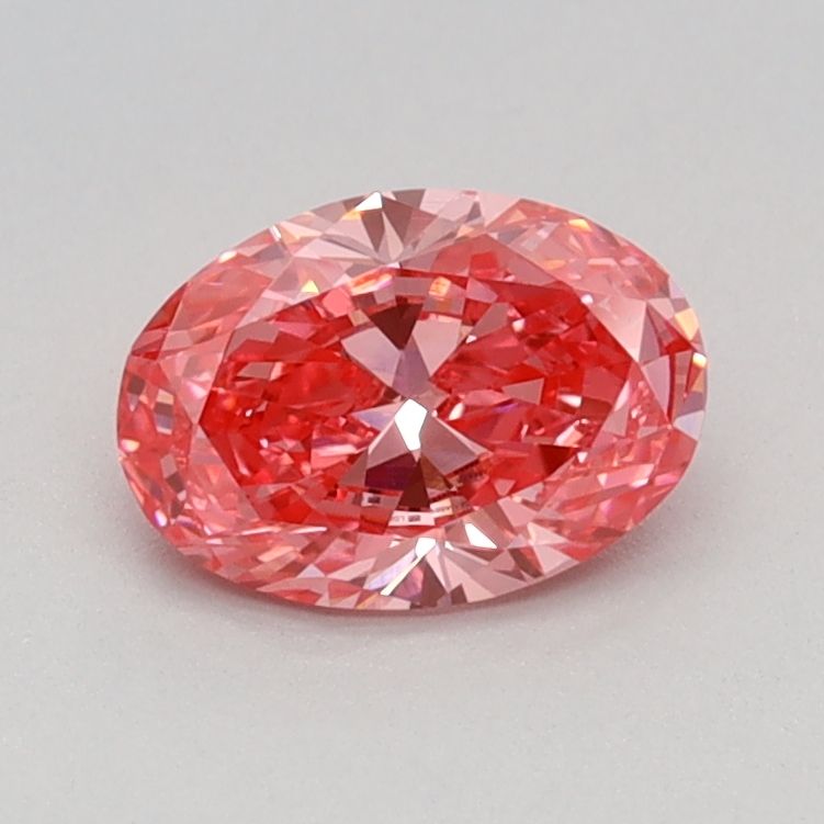 0.57 CT Fancy Vivid Pink OVAL