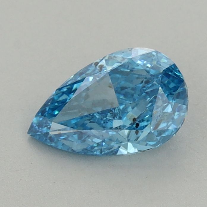 0.79 CT Fancy Vivid Blue PEAR