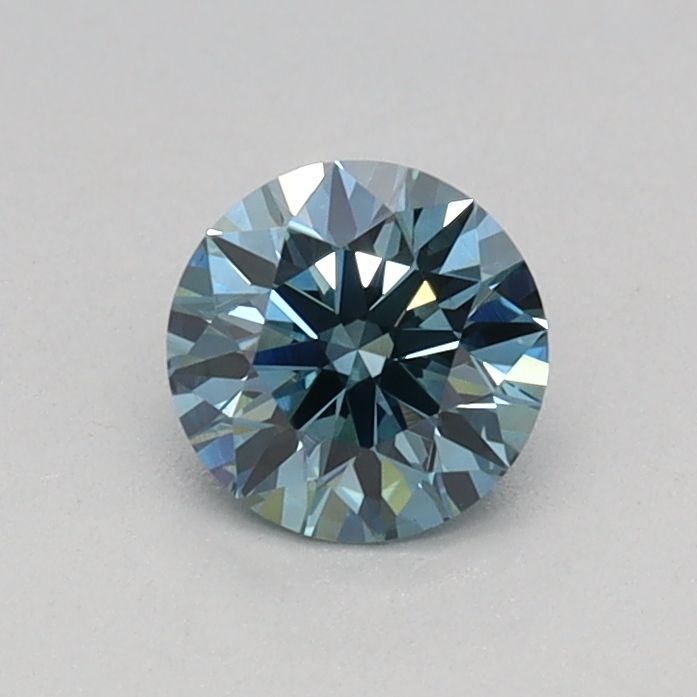 0.34 CT Fancy Vivid Green ROUND