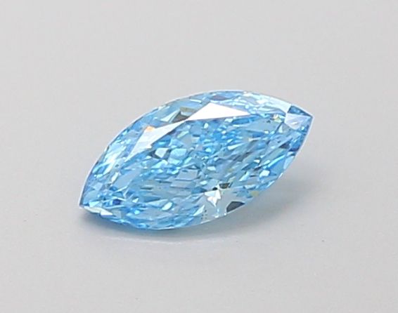 0.3 CT Fancy Intense Blue MARQUISE
