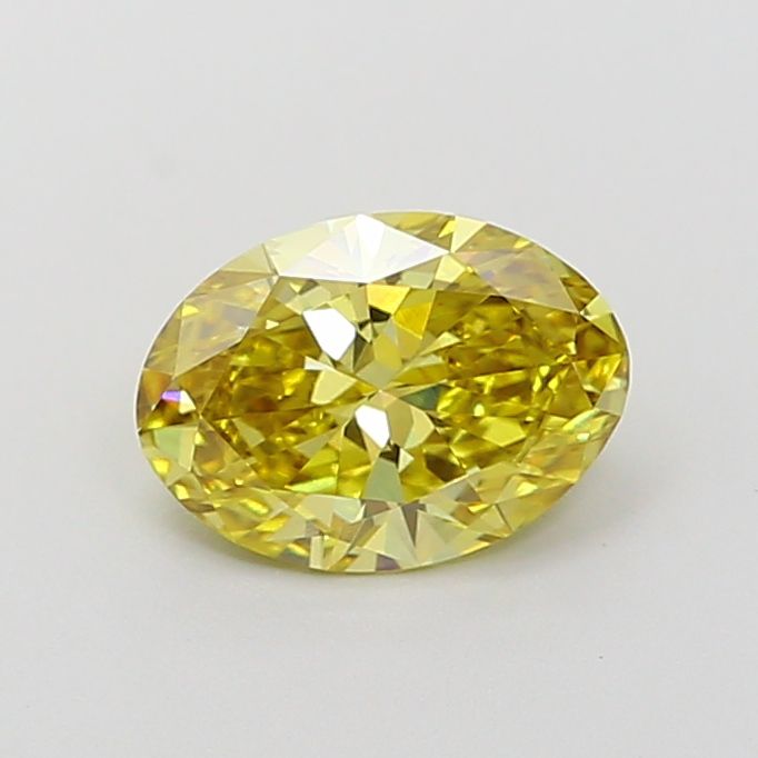 1.02 CT Fancy Vivid Yellow OVAL