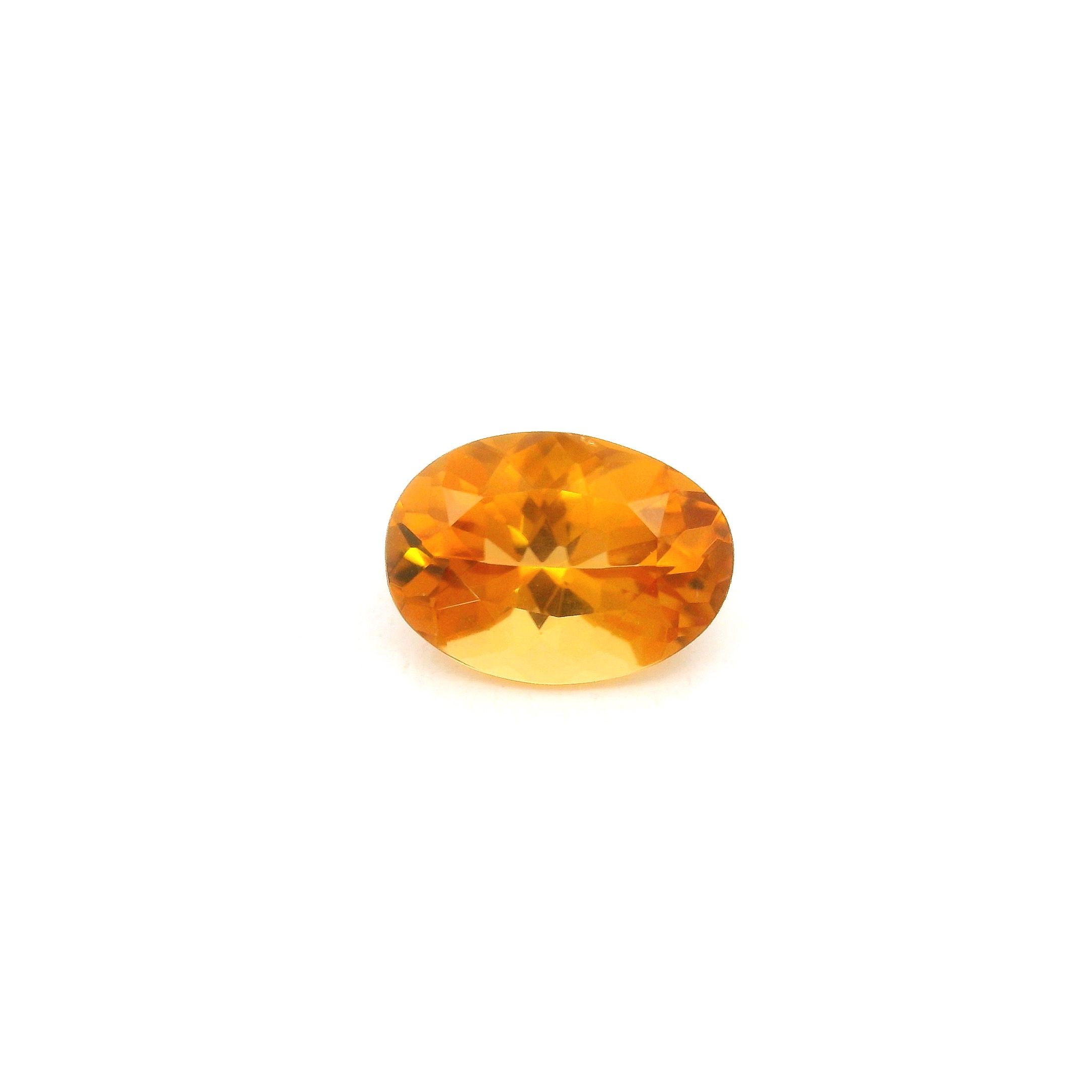 Turmalin 1,12 ct, pomarańczowy, szlif owalny