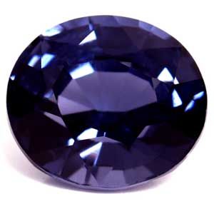 Spinel 1,99 ct, purpurowy, szlif owalny