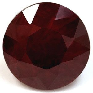 Rubin 2,33 ct, czerwony, szlif okrągły