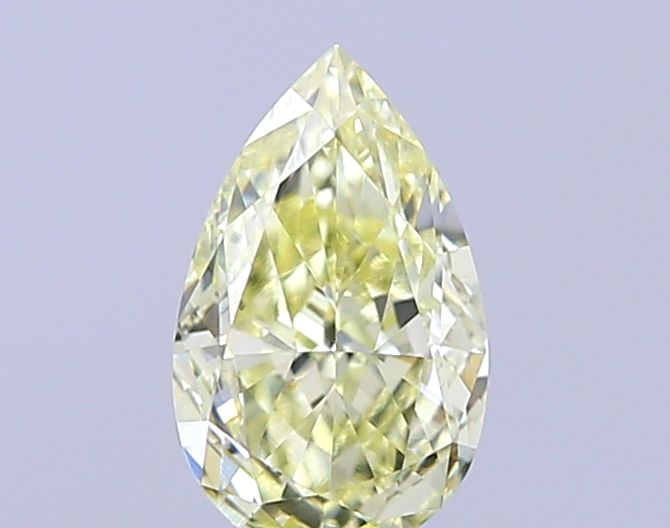 0.38 CT Fancy Light Yellow PEAR