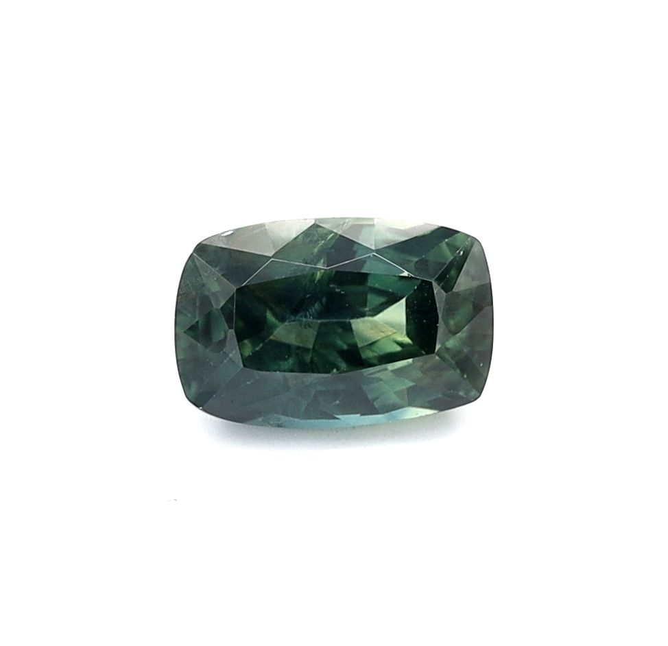 SAPPHIRE FACETED 1.17ct TEAL TEAL SI AUSTRALIA HEATED
