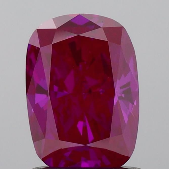 1.03 CT Fancy Deep Pink CUSHION BRILLIANT