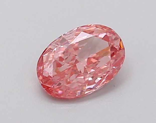 0.39 CT Fancy Vivid Pink OVAL