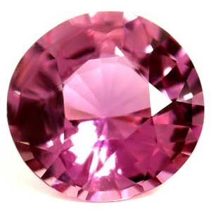 Szafir 1,45 ct, różowy, szlif okrągły