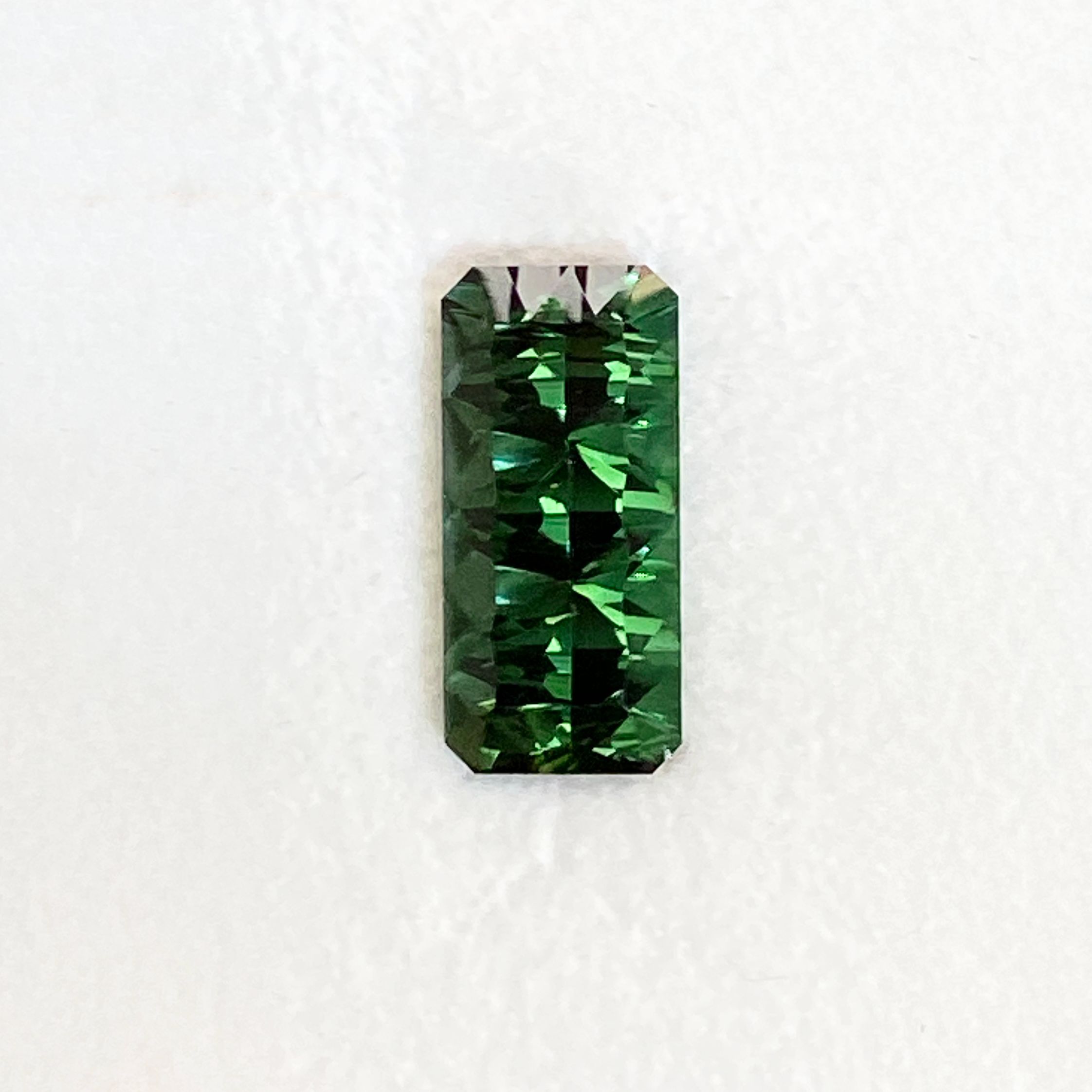 TOURMALINE FACETED 2.65ct GREEN Green EC BRAZIL NONE