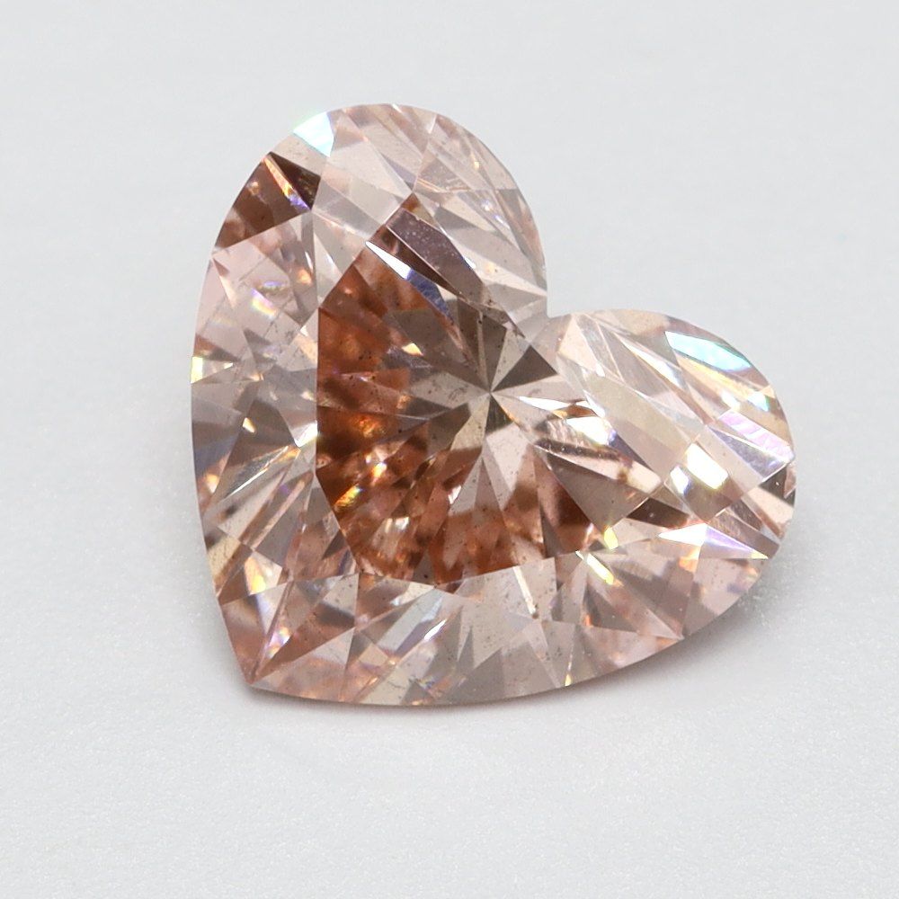 1.14 CT Fancy Vivid Pink HEART