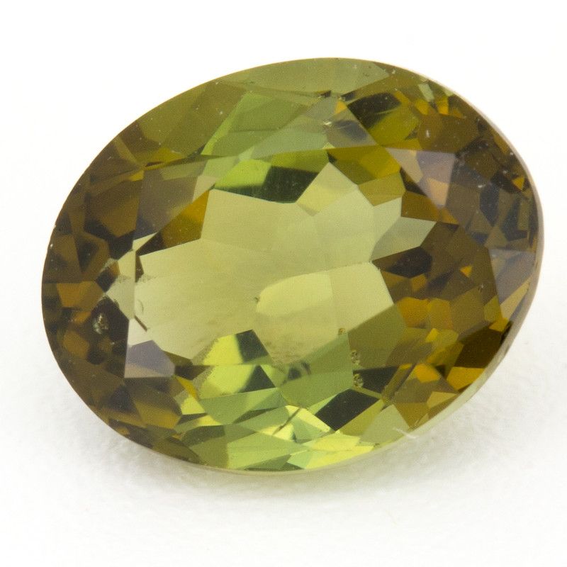 Turmalin 2,15 ct, dwubarwny, szlif owalny