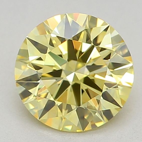 0.61 CT Fancy Intense Yellow ROUND