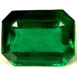 Szmaragd 1,26 ct, zielony, szlif szmaragdowy