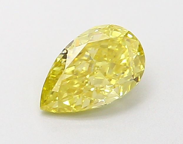 0.41 CT Fancy Intense Yellow PEAR
