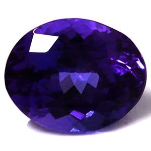 Tanzanit 2,66 ct, niebieski, szlif owalny