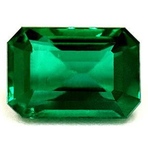 Szmaragd 1,52 ct, zielony, szlif szmaragdowy