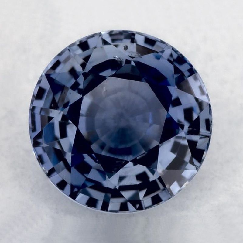 Szafir 1,40 ct, niebieski, szlif okrągły