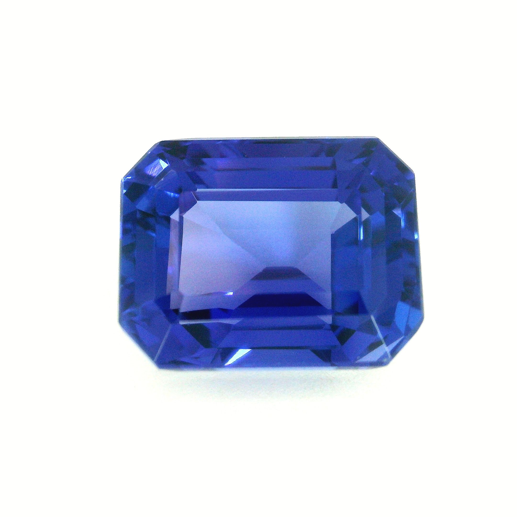 Tanzanit 12,63 ct, niebieski, szlif ośmiokątny