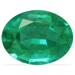 Szmaragd 1,00 ct, zielony, szlif owalny