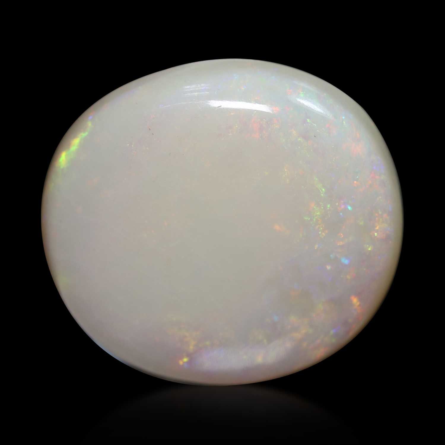 OPAL CABOCHON 11.8ct WHITE MI AUSTRALIA NONE
