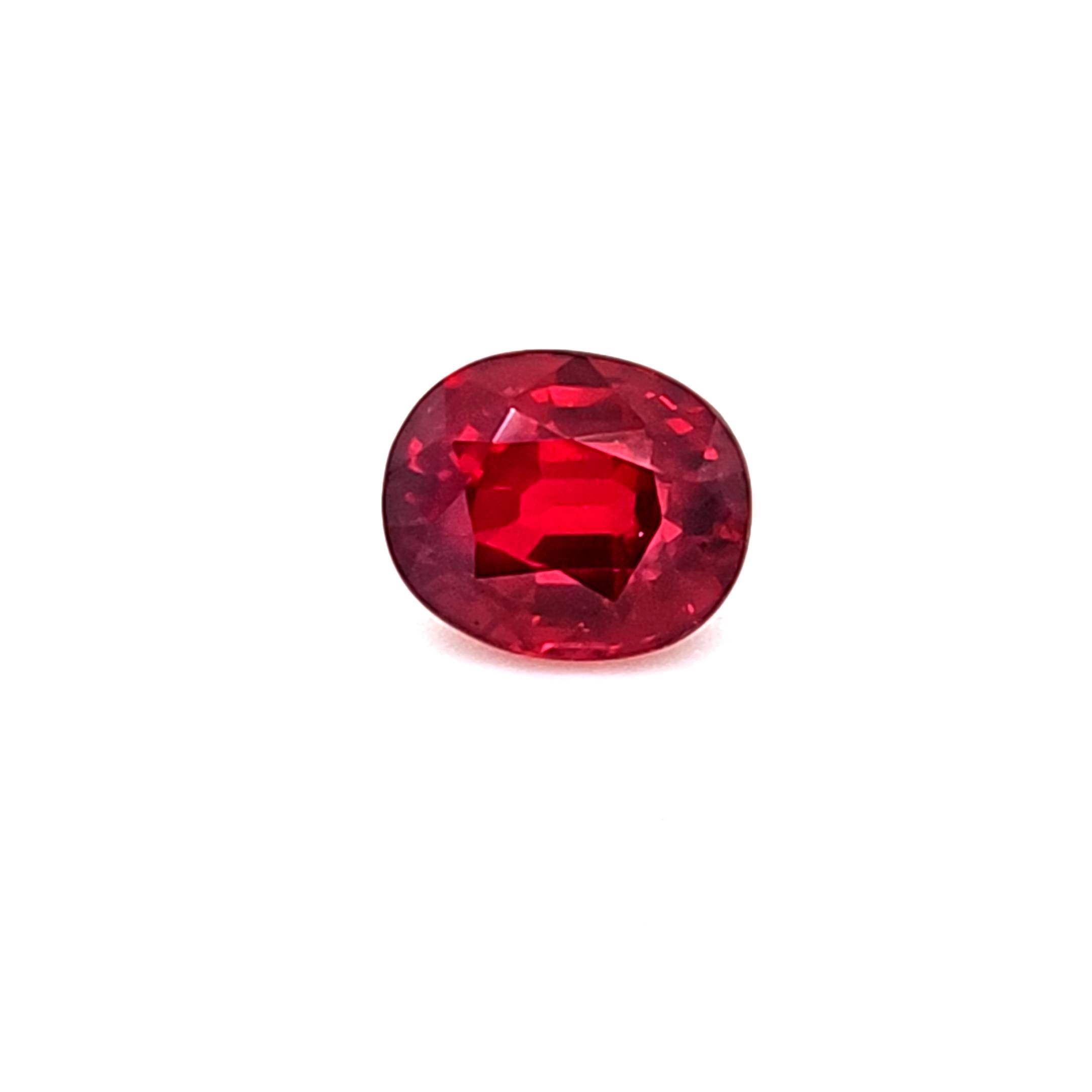 RUBY FACETED 2.07ct RED Red EC MOZAMBIQUE HEATED