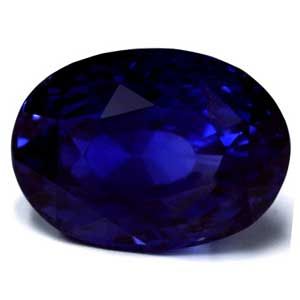 Szafir 13,04 ct, niebieski, szlif owalny