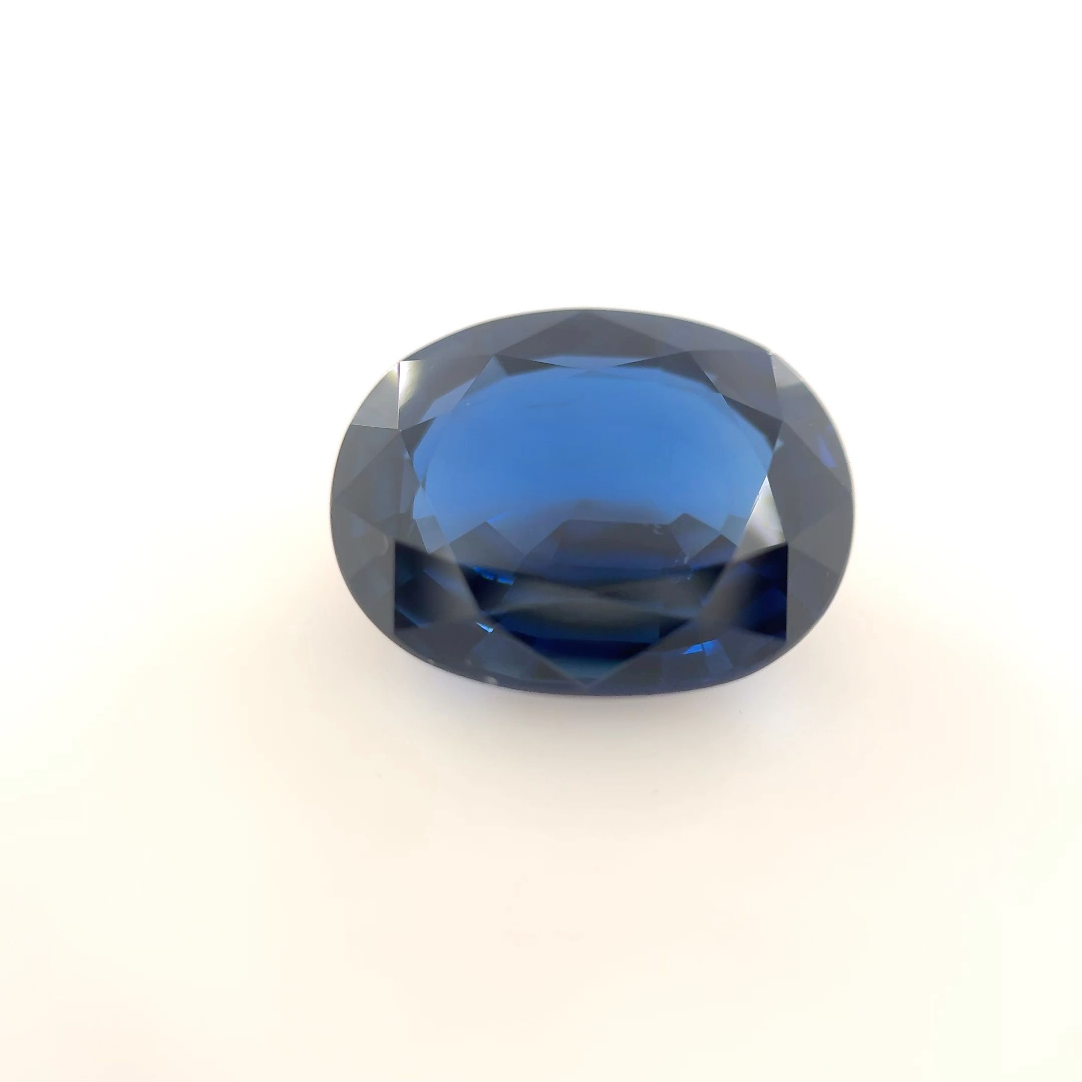 SAPPHIRE FACETED 6.58ct BLUE Vivid EC THAILAND HEATED