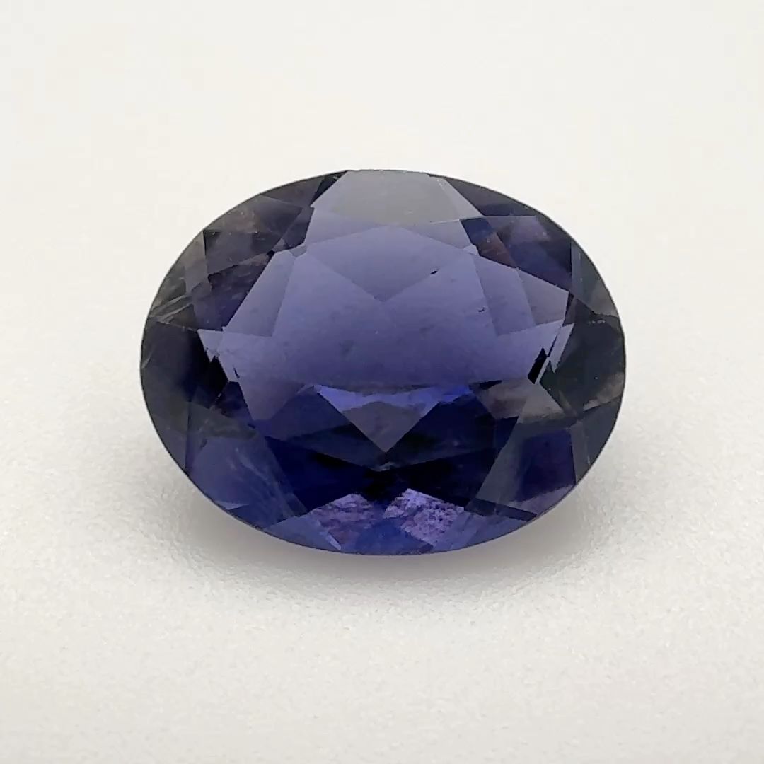Iolit 2,73 ct, niebieski, szlif owalny