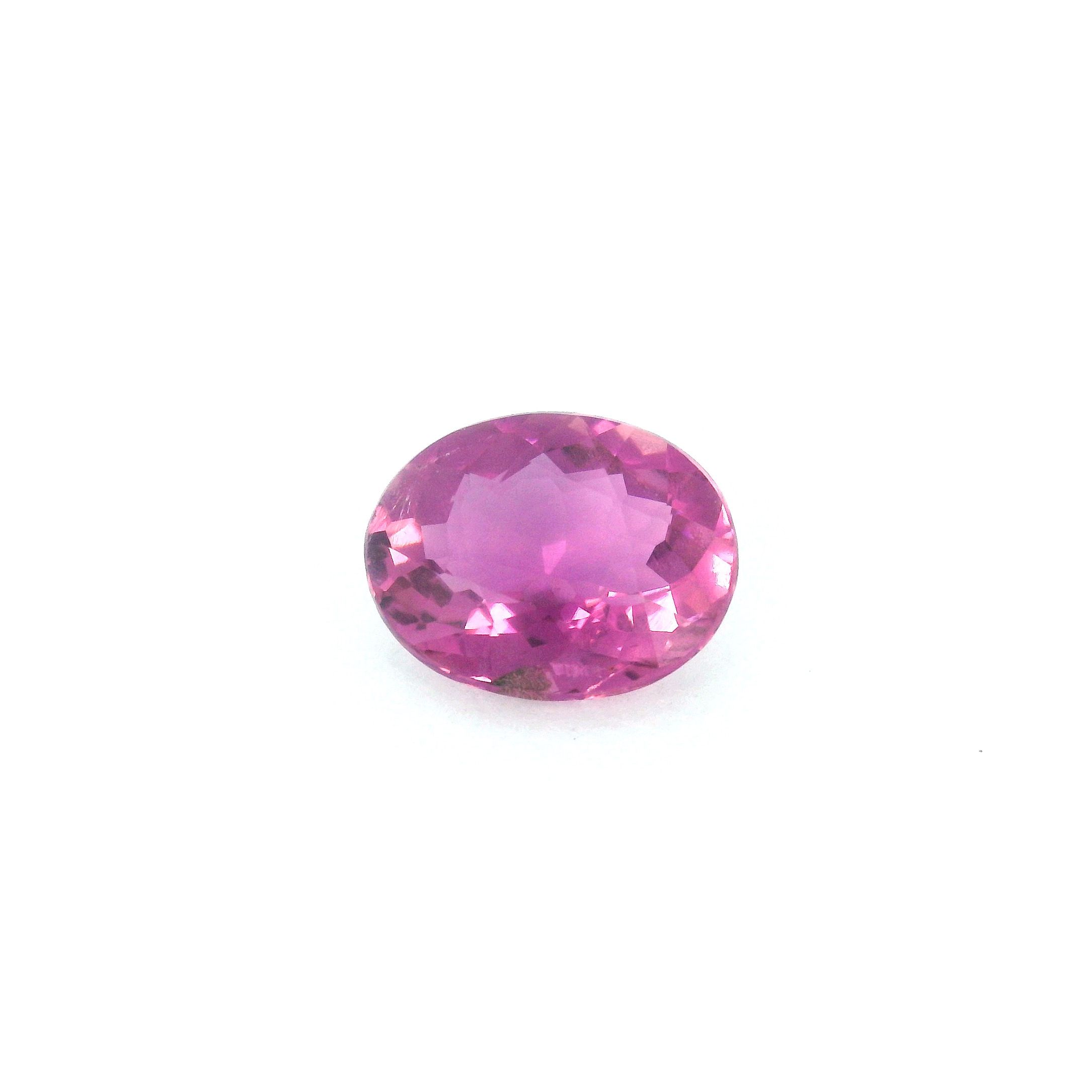 Turmalin 1,74 ct, różowy, szlif owalny