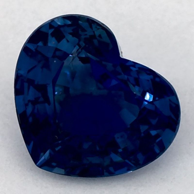 Szafir 1,51 ct, niebieski, szlif serce
