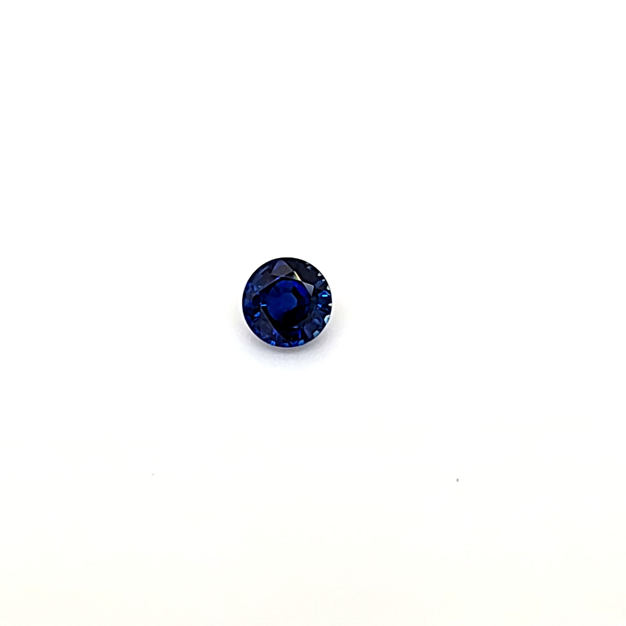 SAPPHIRE FACETED 0.86ct BLUE Blue EC THAILAND HEATED