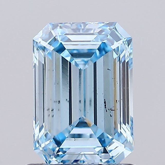 1.13 CT Fancy Vivid Blue EMERALD