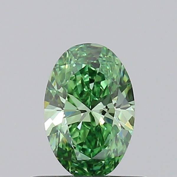 0.42 CT Fancy Vivid Green ROUND