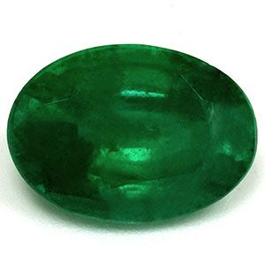 Szmaragd 1,96 ct, zielony, szlif owalny