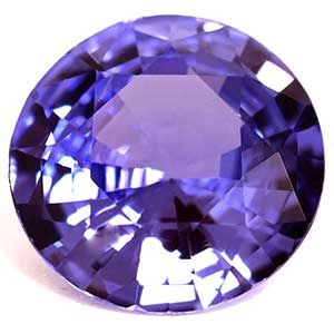 Szafir 1,35 ct, purpurowy, szlif okrągły