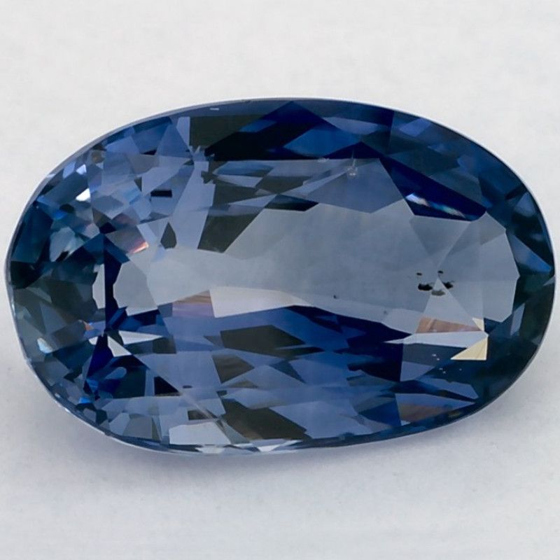 Szafir 3,04 ct, niebieski, szlif owalny