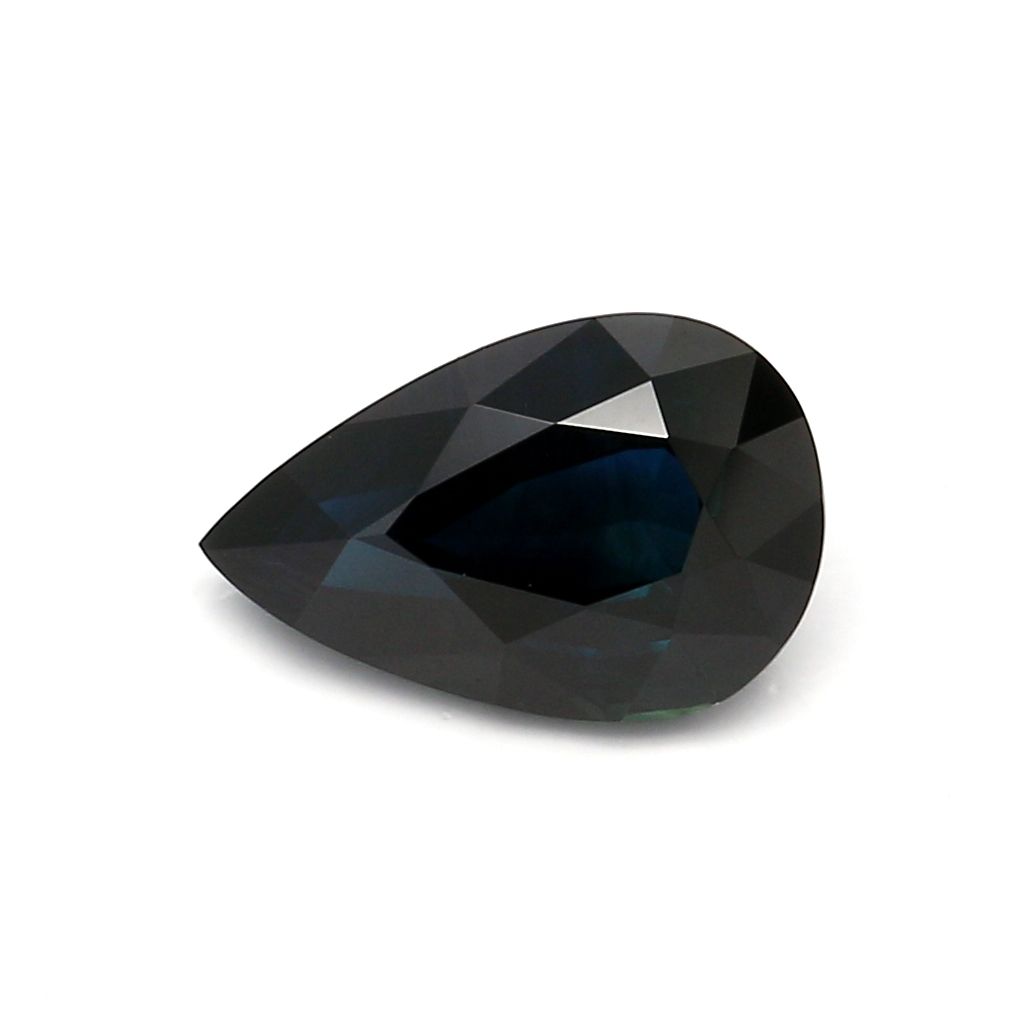 SAPPHIRE FACETED 2.81ct BLUE BLUE EC AUSTRALIA HEATED