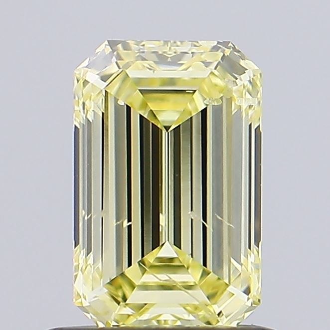 0.48 CT Fancy Intense Yellow EMERALD