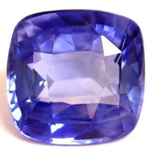 Szafir 2,02 ct, niebieski, szlif cushion
