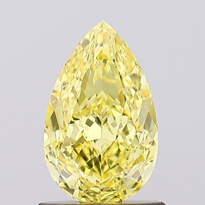 1.07 CT Fancy Intense Yellow PEAR