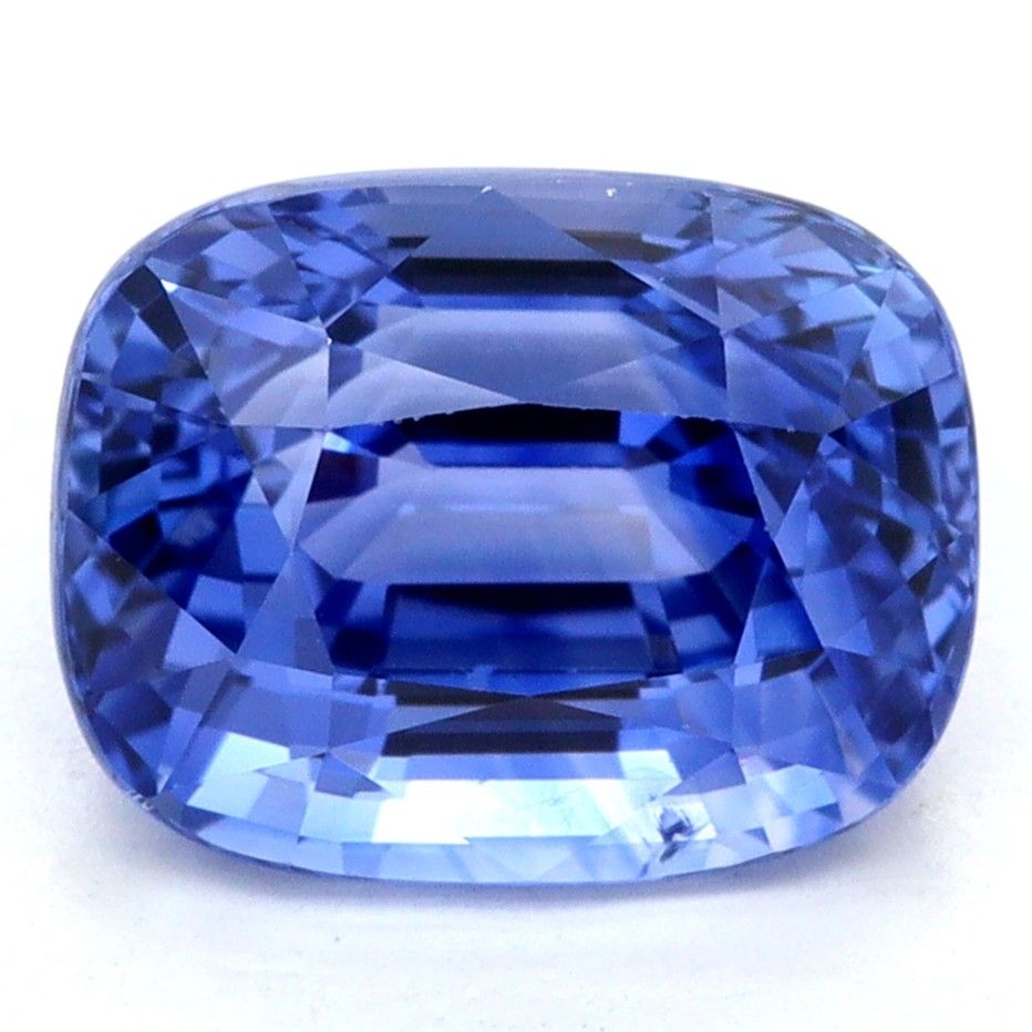 Szafir 2,90 ct, niebieski, szlif cushion