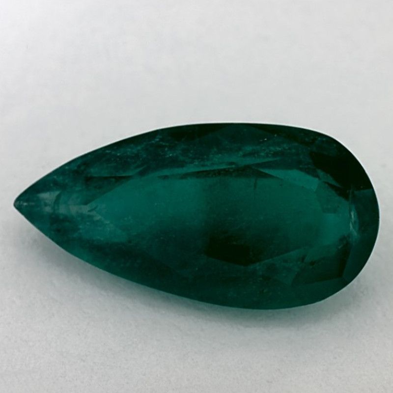 Szmaragd 5,31 ct, zielony, szlif gruszka