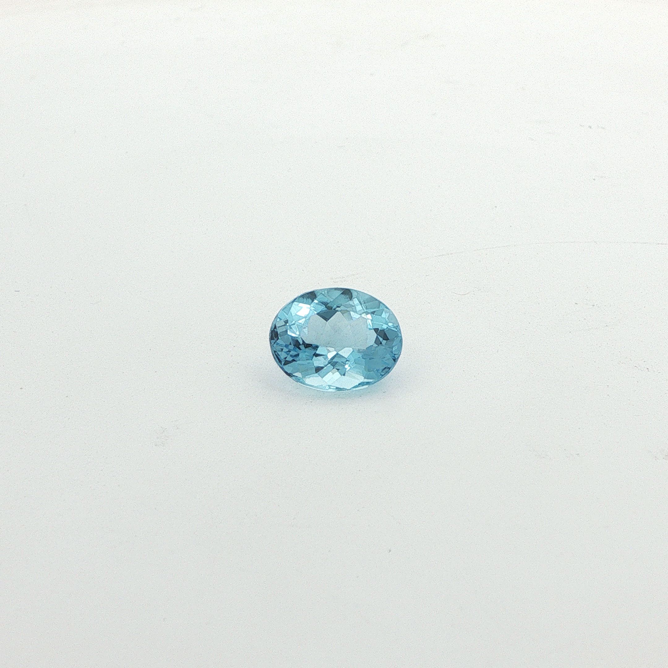 2.45 ct Oval aquamarine