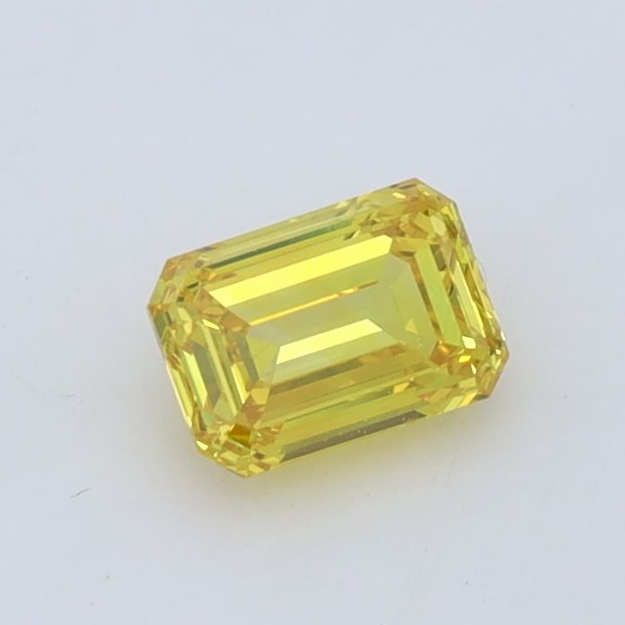 0.52 CT Fancy Intense Yellow EMERALD